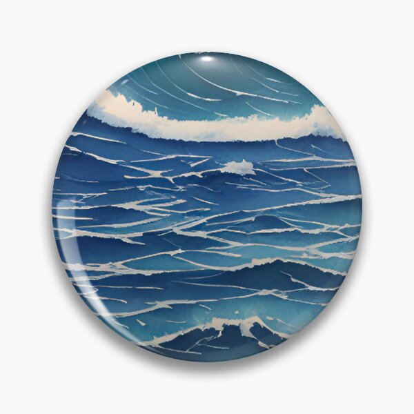 Item preview, Agitated Seas: Captivating Shades of Blue designed and sold by I-A-Troy.