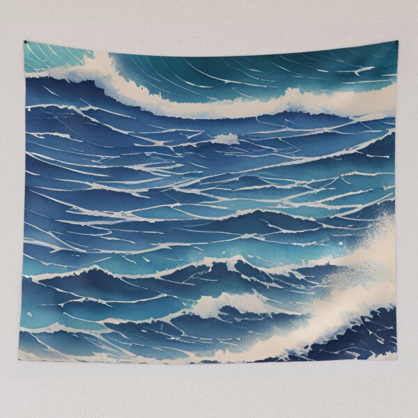 Item preview, Agitated Seas: Captivating Shades of Blue designed and sold by I-A-Troy.