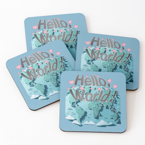 Item preview, Inspiring quotes hello world designed and sold by Art Store Stickers.