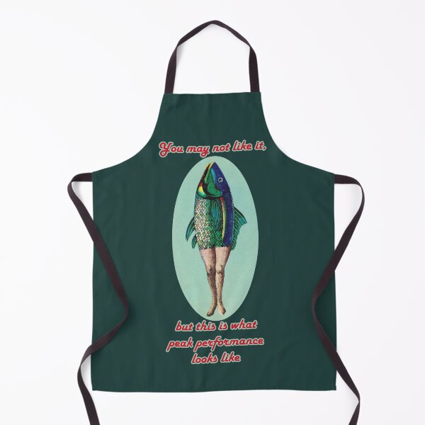Item preview, Vintage funny inverse mermaid fish woman Peak performance meme designed and sold by thgalleryit.
