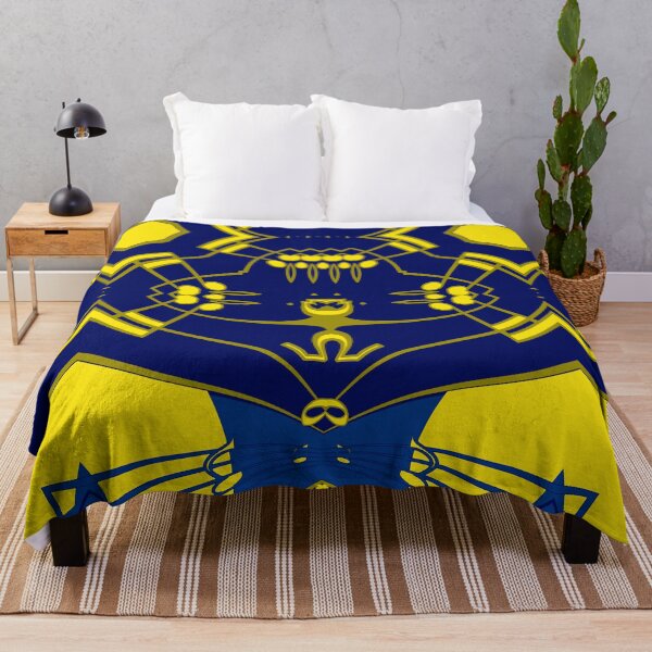 Item preview, *Attractive yellow and blue abstract music - An Alien musician in a cosmic geometric space art music notes - Great Gift for musicians, pianists, guitarists, and music lover* designed and sold by Ralek.