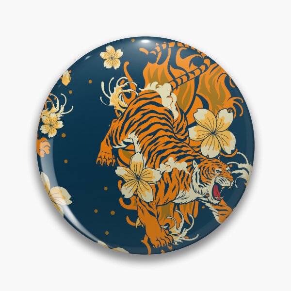 Item preview, Tigers and Flowers Beauty designed and sold by Monkey-Bar.