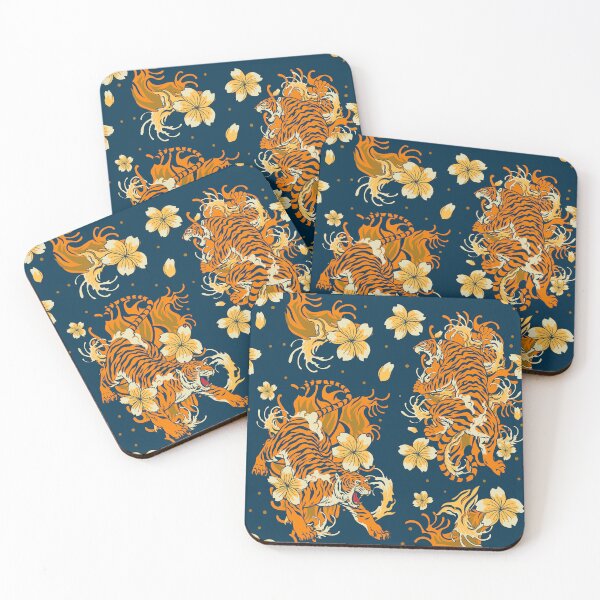Item preview, Tigers and Flowers Beauty designed and sold by Monkey-Bar.
