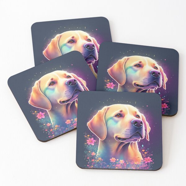 Item preview, Labrador With Flowers Art Inspired By Dog Breeds designed and sold by CDC40.