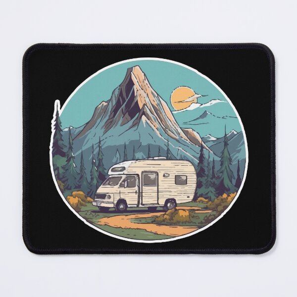 Item preview, Camper Van on Vacation the beauty of Adventure designed and sold by Cartoon Island.