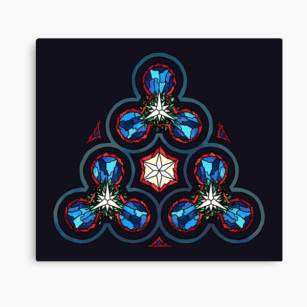 Trinitarian Union - Spirit Glass Canvas Print