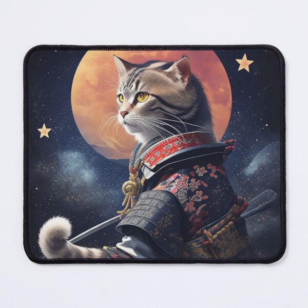 Item preview, Cute Samurai Cat 2 designed and sold by Mikevirtualshop.