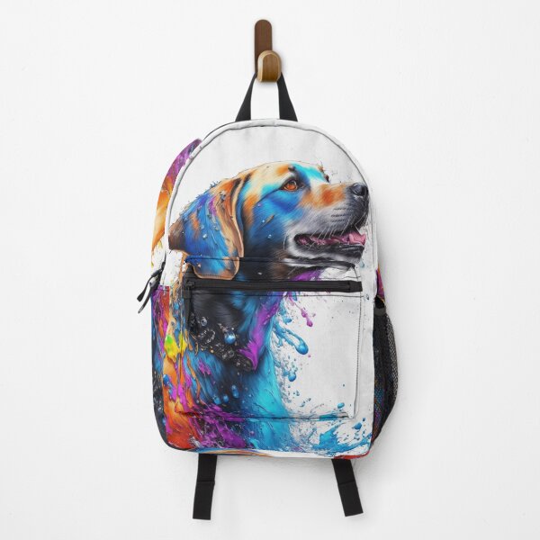 Item preview, Labrador With Paint Splashes Art Inspired By Dog Breeds designed and sold by CDC40.