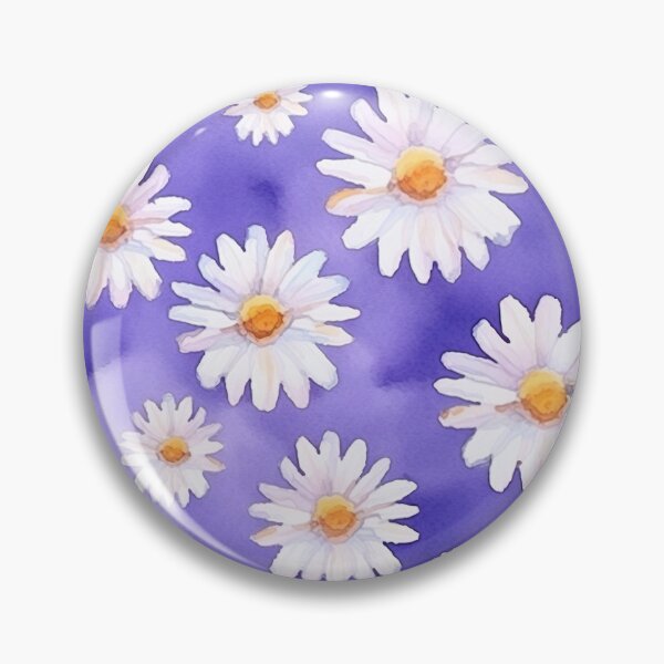 Aperçu de l'œuvre Modèle sans couture de marguerites aquarelle créée et vendue par PatternStudios.