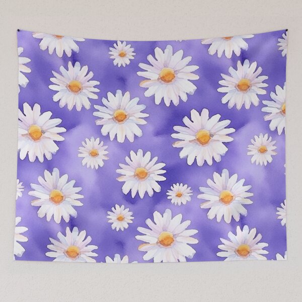 Item preview, Acuarela margaritas de patrones sin fisuras designed and sold by PatternStudios.