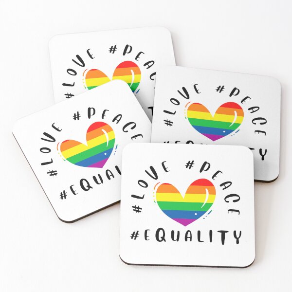 Item preview, Love, Peace, Equality, LGBTQIA+ designed and sold by PODbyNihar.