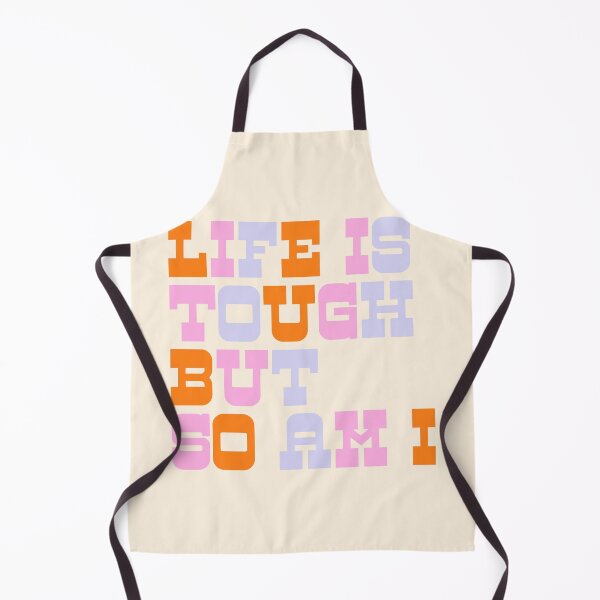Item preview, Life is Tough but So Am I - Empowering Affirmation , Retro Typography designed and sold by Trish Dish.
