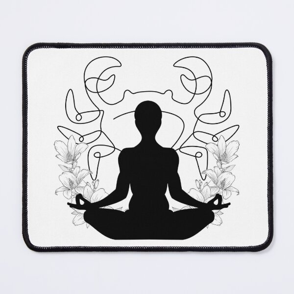 Item preview, zodiac cancer yoga lys flower emotion  designed and sold by DESIGNIRIS.