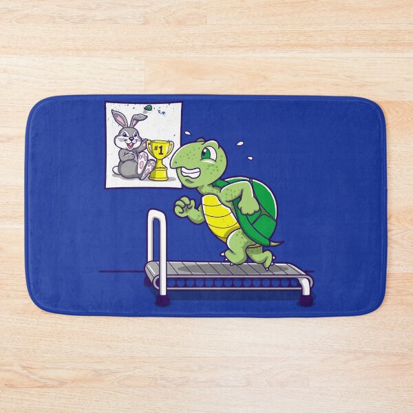 Item preview, Motivation Cute Funny Turtle Gym Workout Fable Cartoon designed and sold by BoggsNicolasArt.