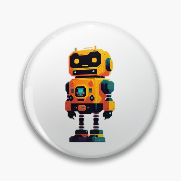 Item preview, PixelBot: Adorable Hi-Tech Mascot designed and sold by I-A-Troy.