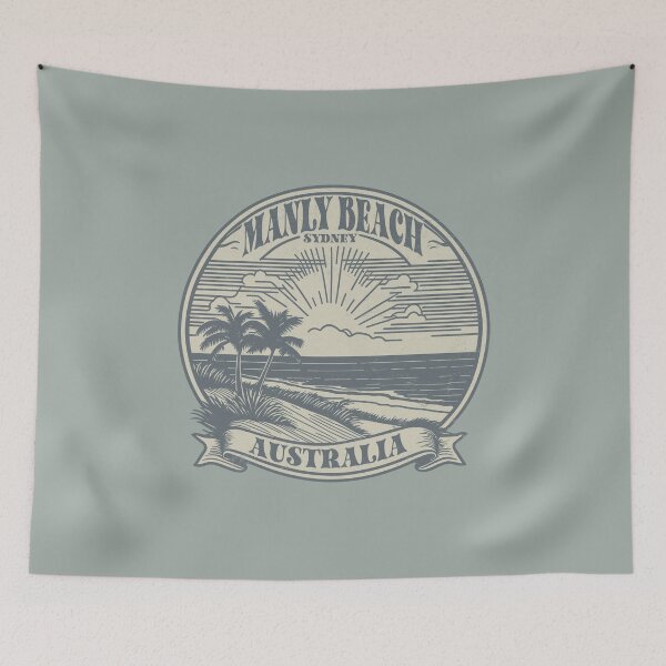Item preview, Manly Beach, Sydney, Australia designed and sold by sketchybro.