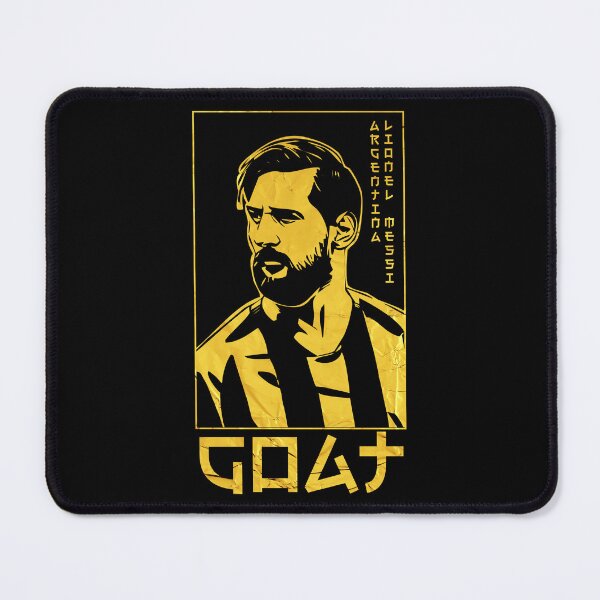 Item preview, Lionel Messi Golden Style Portrait art illustration designed and sold by 442workshop.