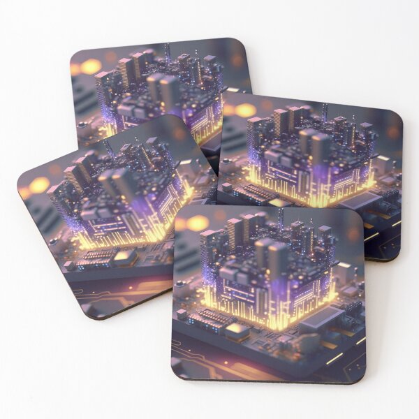 Item preview, Neon Metropolis: A Futuristic Urban Wonderland designed and sold by Visual Foundry.
