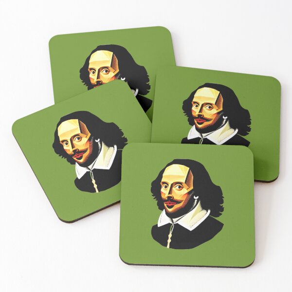Item preview, William Shakespeare (Green Background) designed and sold by PolygonXYZ.