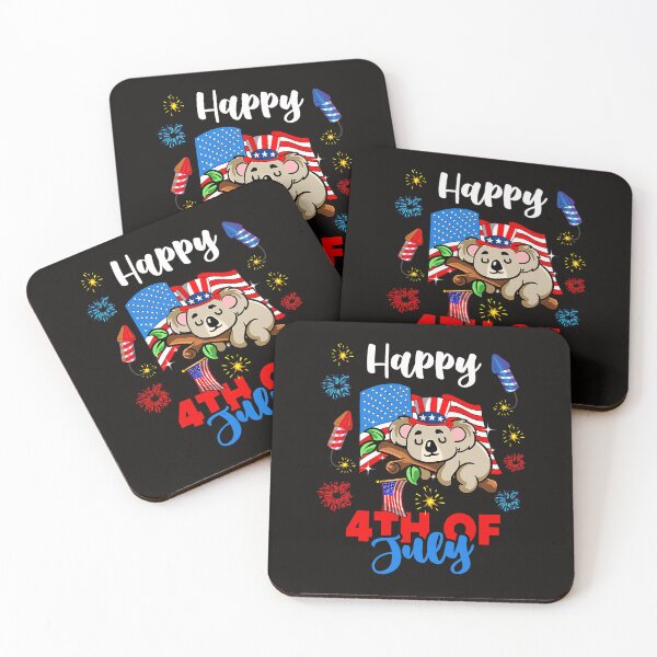 Item preview, Funny Bear Funny American USA Patriotic 4th Of July Koala Cute Bears designed and sold by MuktiKannan.