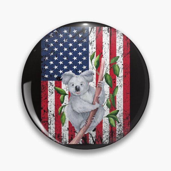 Item preview, Funny Bear Kawaii Koala Bear American Flag Animal Lovers 4th of July Cute Bears designed and sold by MuktiKannan.