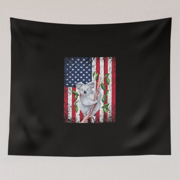 Item preview, Funny Bear Kawaii Koala Bear American Flag Animal Lovers 4th of July Cute Bears designed and sold by MuktiKannan.