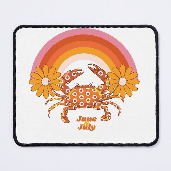 Item preview, cancer zodiac vintage retro emotion astrology horoscope boha flowers designed and sold by DESIGNIRIS.