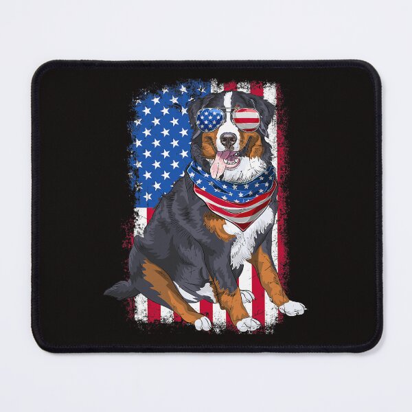 Item preview, Funny Bernese Mountain Dog USA Flag Sunglasses 4th Of July designed and sold by MuktiKannan.