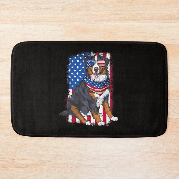 Item preview, Funny Bernese Mountain Dog USA Flag Sunglasses 4th Of July designed and sold by MuktiKannan.
