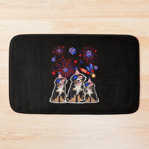 Item preview, Funny Bernese Mountain Dogs American Flag Lover 4th of July designed and sold by MuktiKannan.