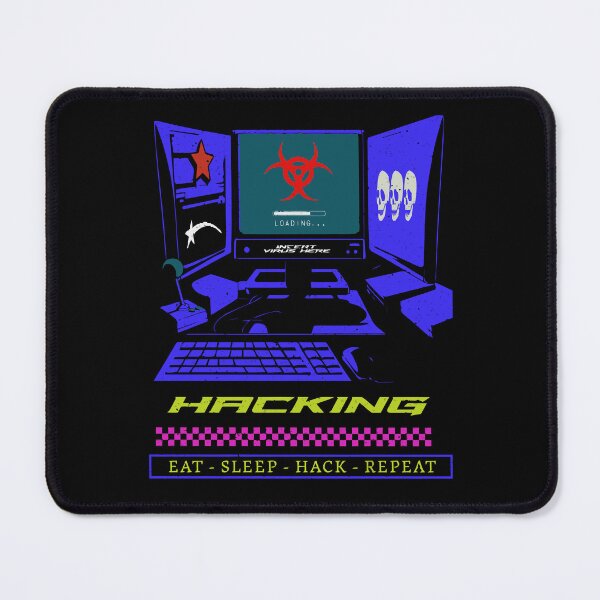 Item preview, Eat Sleep Hack Repeat designed and sold by CyberWindow.