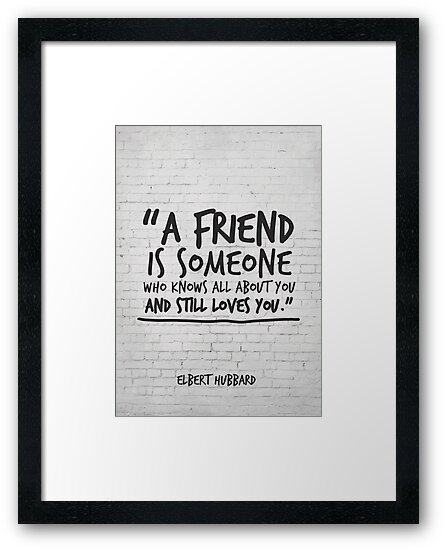 Bester Freund Geschenk, Freundschaftszitat, Elbert Hubbard\ Bester Freund Geschenk, Freundschaftszitat, Elbert Hubbard\