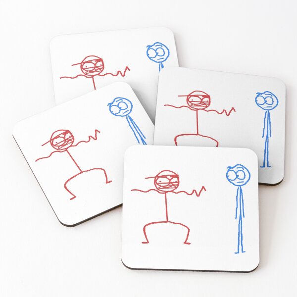 Item preview, Bust A Move - Dick Figures Comedy Cartoon designed and sold by LMAOdotcom.
