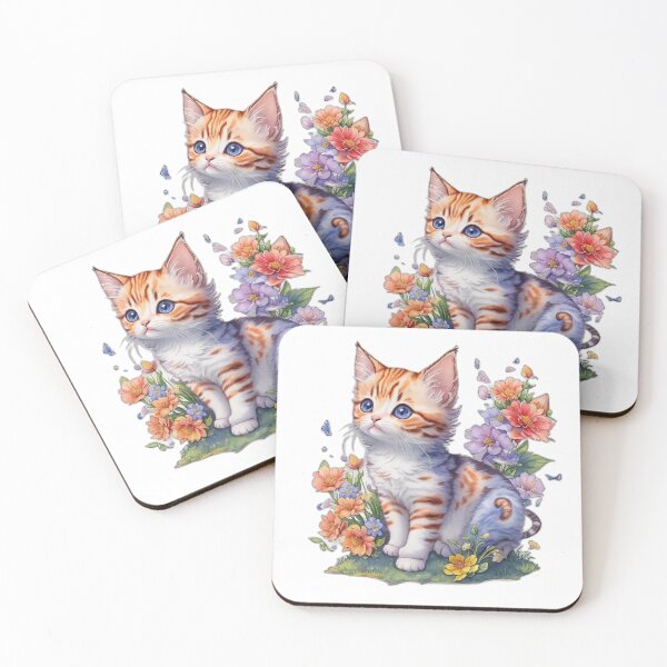 Item preview, Little kitten in magical garden designed and sold by FFixation.