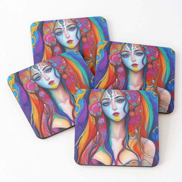 Artikelvorschau, psychedelische Kunst der Frau entworfen und verkauft von mirko-rimini.
