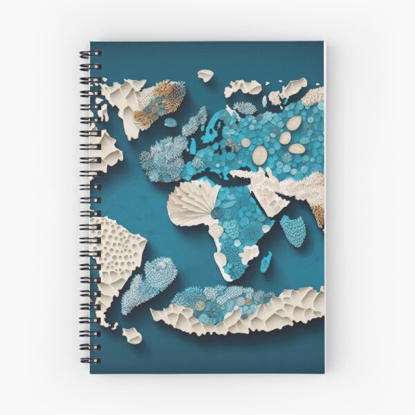 Item preview, World Map On the Ocean Floor designed and sold by Map4U.