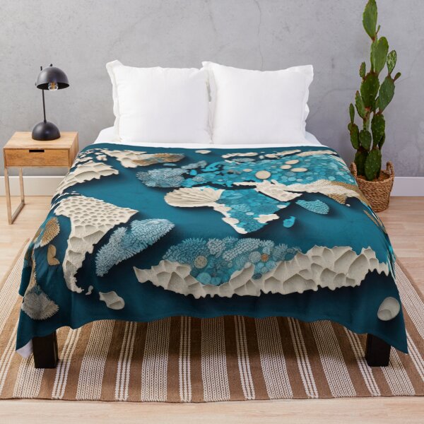 Item preview, World Map On the Ocean Floor designed and sold by Map4U.