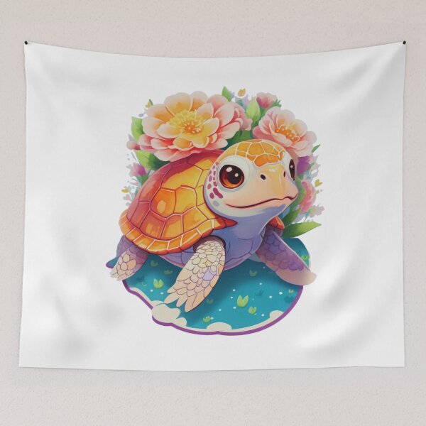 Item preview, cute turtle  designed and sold by BAHO STORE.