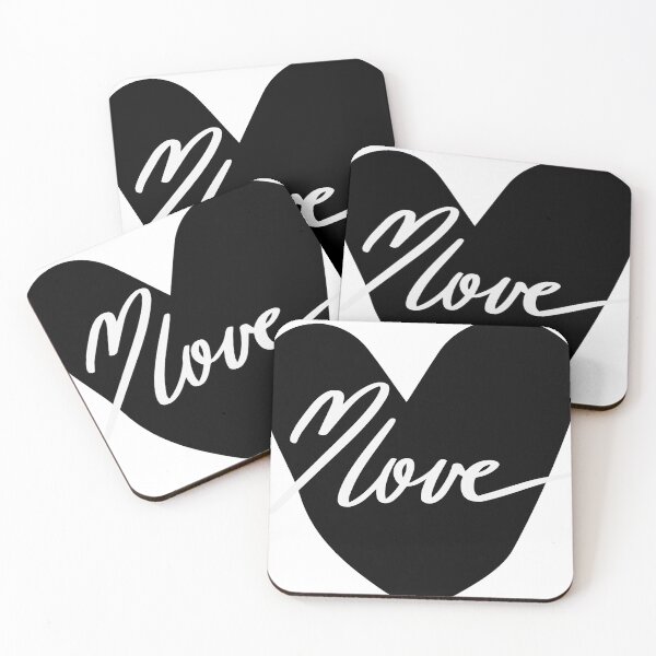 Item preview, love - simple and lovely digital illustration, text and heart designed and sold by Suzanne-Mercy.
