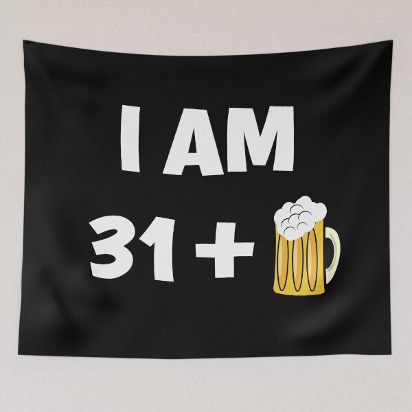 Item preview, Im thirty one plus beer funny 32nd birthday gift designed and sold by giftfromheart.