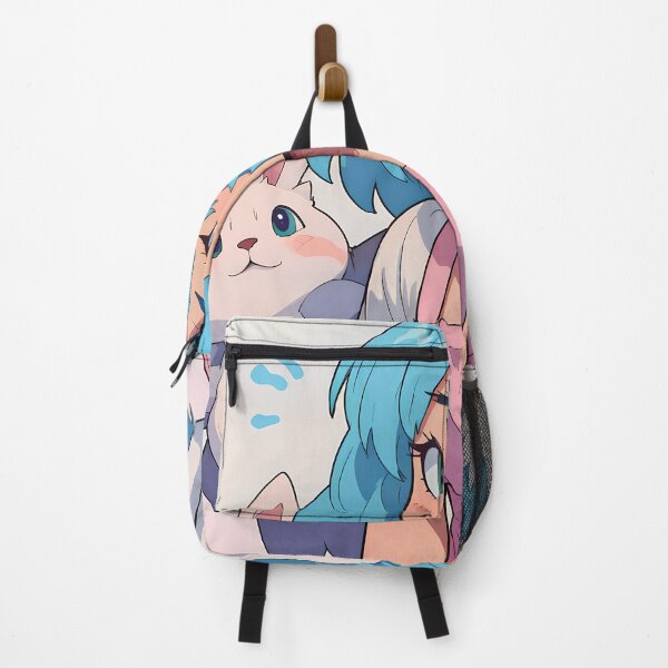 Item preview, Cute Cartoon Girl with Playful Bunny Ears and Pastel Colors designed and sold by ByteyCreatives.