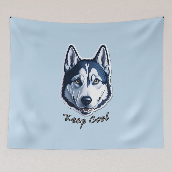 Item preview, Keep Cool Like A Siberian Husky designed and sold by digiartsolution.