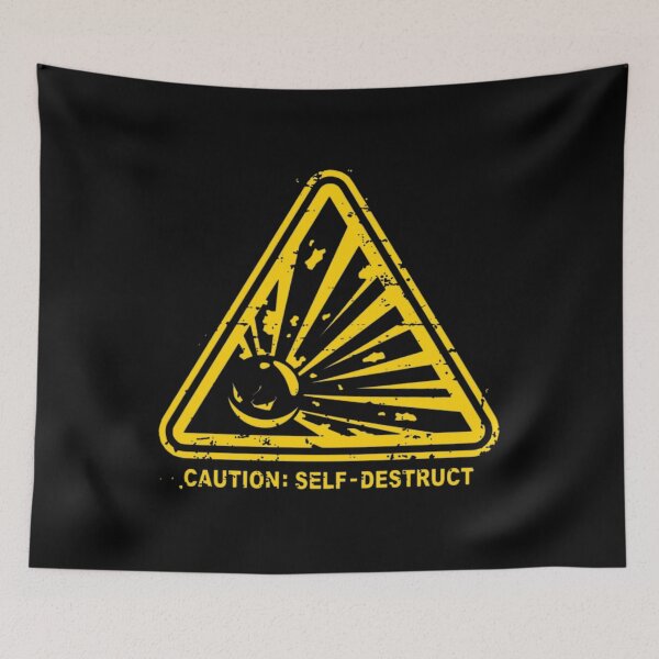 Item preview, Caution: Self Destruct designed and sold by efoze.
