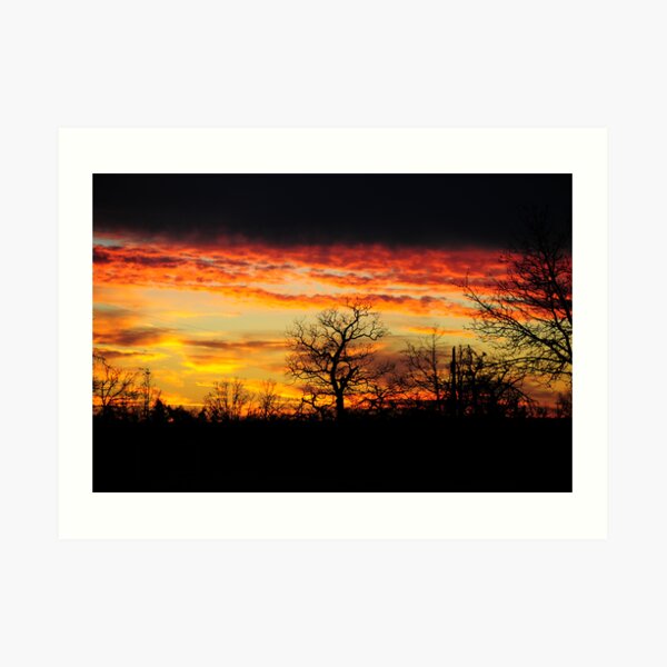 Flames On High Art Print
