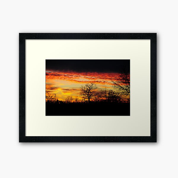 Flames On High Framed Art Print