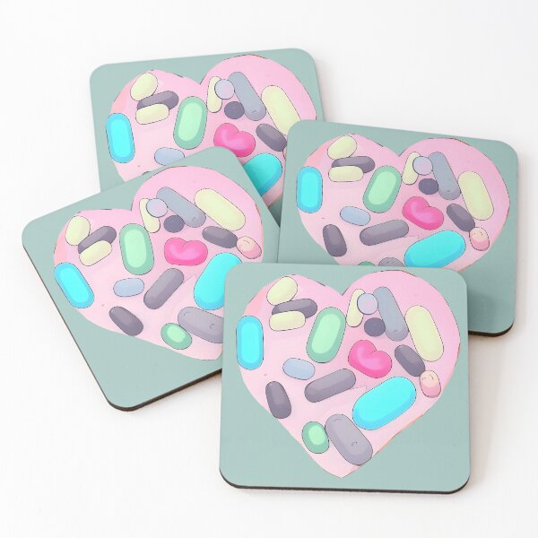 Item preview, Pills Anime Sticker Heart  designed and sold by Digiheart.