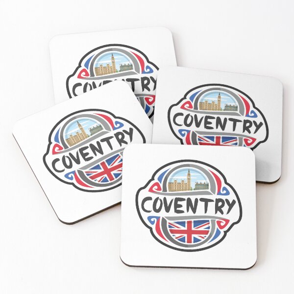 Item preview, Coventry UK United Kingdom flag badge travel souvenir stamp designed and sold by wardsusan33.
