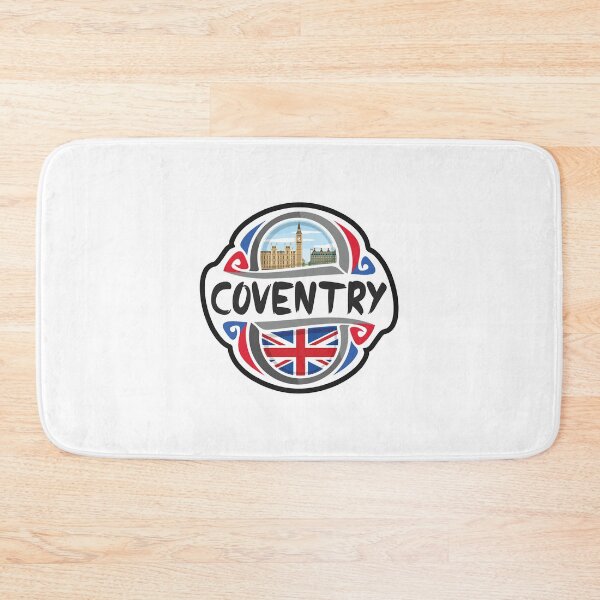 Item preview, Coventry UK United Kingdom flag badge travel souvenir stamp designed and sold by wardsusan33.
