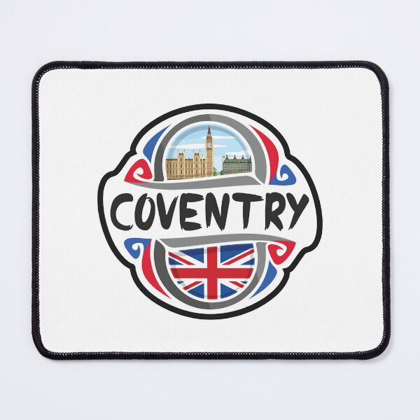 Item preview, Coventry UK United Kingdom flag badge travel souvenir stamp designed and sold by wardsusan33.