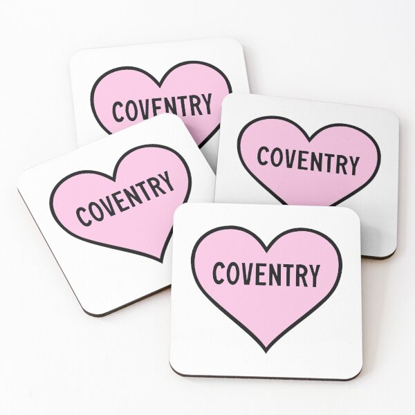 Item preview, I love Coventry cute pink heart shape Coventry city lover Valentine Gift designed and sold by wardsusan33.